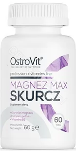 Ostrovit Magnez MAX Skurcz - 60 tabletek OST165 - Witaminy i minerały - miniaturka - grafika 1