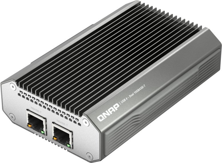 Karta sieciowa Qnap QNAP QNA-UC10G2T - adapter sieciowy - USB4 / Thunderbolt 4 - 10Gb Ethernet x 2