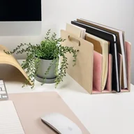 Przyborniki na biurko - Organizer na dokumenty - różowy/Accurate - miniaturka - grafika 1