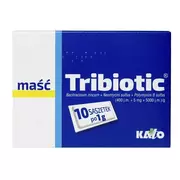 Problemy skórne - Tribiotic (5 mg + 0,833 mg + 0,01 g)/g, maść, 1 g x 10 saszetek - miniaturka - grafika 1