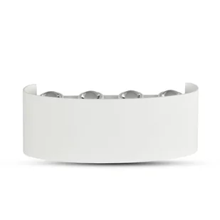 Kinkiet Zewnętrzny Oprawa Ścienna Góra/Dół V-Tac 8W Led Biała Ip54 Vt-848 3000K 870Lm - Lampy ogrodowe - miniaturka - grafika 1