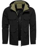 Kurtki męskie - Kurtka męska czarna przejściowa Recea - miniaturka - grafika 1