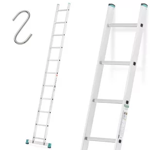 Drabina 1-elementowa przystawna, opieralna 1x11 (długosć drabiny: 3,13 m, udźwig: 150 kg) 99681964 - Drabiny - miniaturka - grafika 1