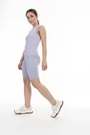 Legginsy - Hootomi Damskie getry, krótkie legginsy, fioletowe, L, fioletowy, L - miniaturka - grafika 1