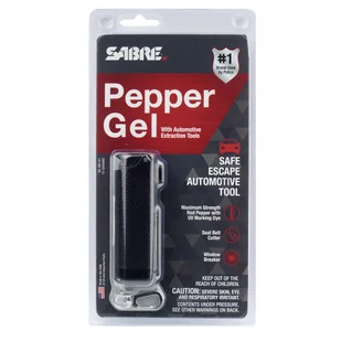 Sabre Red - Gaz pieprzowy żel Safe Escape Auto Tool - 15 ml - Czarny - SE-BK-01 - Gaz pieprzowy - miniaturka - grafika 5