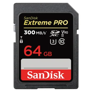 SanDisk Extreme Pro SDXC 64GB UHS-II/U3 V90 SDSDXDK-064G-GN4IN SDSDXDK-064G-GN4IN - Karty pamięci - miniaturka - grafika 2