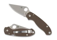 Noże - Nóż składany Spyderco Para 3 Sprint Run Brown G10, Satin CPM 15V by Sal i Eric Glesser (C223GPBN15V) - miniaturka - grafika 1