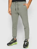Spodnie sportowe męskie - Only & Sons Spodnie dresowe Ceres 22018686 Zielony Regular Fit - miniaturka - grafika 1