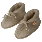 Buty dla dziewczynek - Buciki dziecięce wełniane Sierra M 6-12m brown - miniaturka - grafika 1