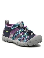 Buty dla dziewczynek - Keen Sandały Seacamp II Cnx 1025136 Granatowy - miniaturka - grafika 1