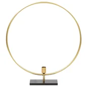 Świeczniki - Beliani Świecznik metalowy złoty SERAM - miniaturka - grafika 1