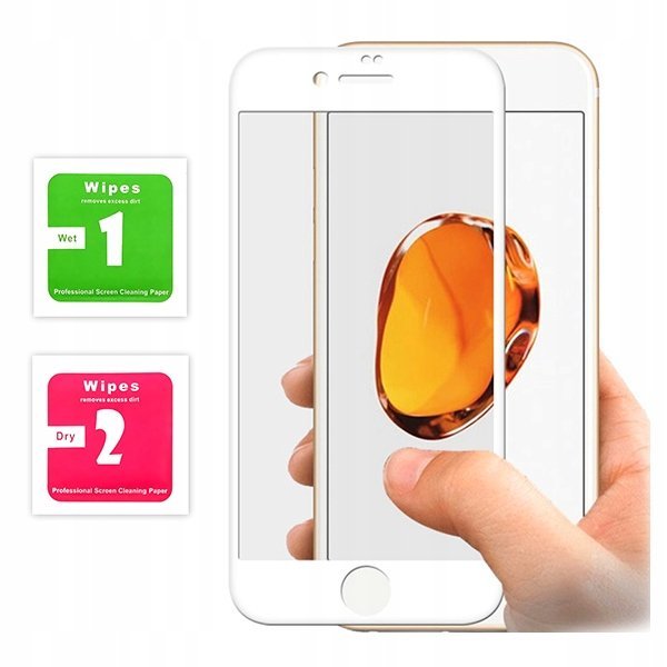 SZKŁO OCHRONNE HARTOWANE 3D PEŁNE SOFT EDGES SZYBKA do IPHONE 6 6S