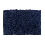 Dywaniki łazienkowe - Dywanik łazienkowy Bergamo 40 x 60 granat - miniaturka - grafika 1
