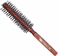 Szczotki i grzebienie do włosów - Nishman Nishman Szczotka okrągła do włosów z drewnianym korpusem 39mm 16565 - miniaturka - grafika 1