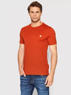 Koszulki męskie - GUESS T-Shirt M2YI36 I3Z11 Czerwony Slim Fit - grafika 1
