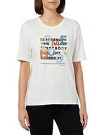 Koszulki i topy damskie - s.Oliver T-shirt damski, biały, 42 - miniaturka - grafika 1