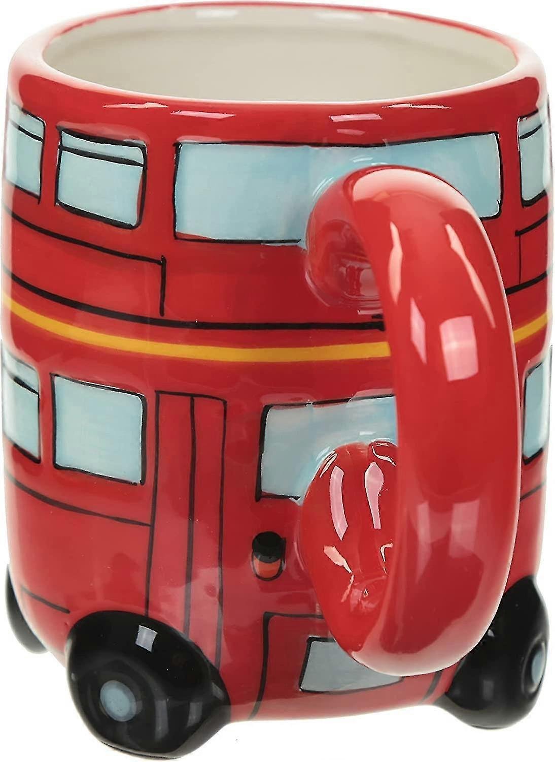 Puckator London Red Routemaster Bus Kubek w kształcie ceramiki, gorąca kawa herbata gorące napoje, dekoracyjne pudełko upominkowe, wysokość 10 cm s...
