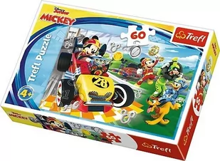 Trefl Puzzle 60el Rajd z przyjaciółmi Mickey i Raźni Rajdowcy 17322 - Puzzle - miniaturka - grafika 1