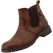 Botki damskie - Mustang Damskie sztyblety 15M0052002, koniak, 36 EU, koniak, 36 EU - miniaturka - grafika 1