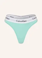 Majtki damskie - Calvin Klein Stringi Modern Cotton gruen - miniaturka - grafika 1