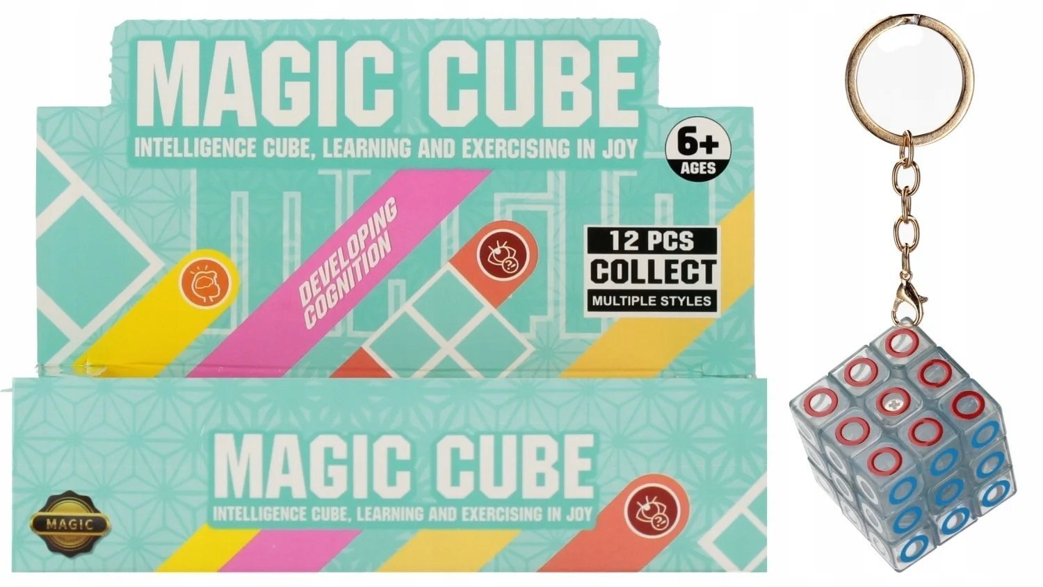 KLOCKI KONSTR KWIATY 9X15X5 MIX MC DISP8/128/256