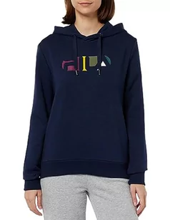 FILA Bornheim damska bluza z kapturem, Black Iris, M - Bluzy damskie - miniaturka - grafika 1