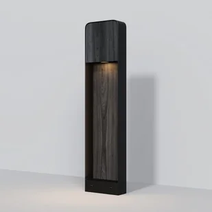 Porte H68 lampa ogrodowa LED 7W 3000K czarne drewno O481FL-L7BWD3K - Lampy ogrodowe - miniaturka - grafika 1