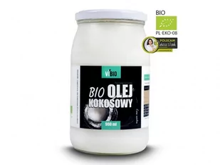 Wira Olej KOKOSOWY BIO tłoczony na zimno 900ml - Zdrowa żywność - miniaturka - grafika 1