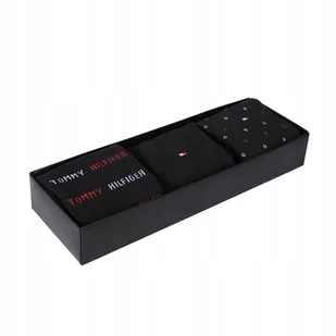TOMMY HILFIGER Skarpety Męskie GIFTBOX BLACK 39/42 - Skarpetki męskie - miniaturka - grafika 1