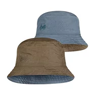 Czapki damskie - Buff Unisex czapka Travel Bucket Zadok niebieski niebieski S-M 122592.707.20.00-ZADOK BLUE-OLIV-S-M - miniaturka - grafika 1