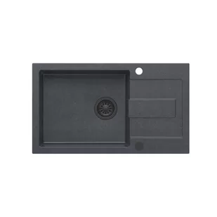 QUADRON Zlewozmywak CHRISTIAN 136 XL czarny HCQC57845CZK_PC0 - Zlewozmywaki - miniaturka - grafika 1