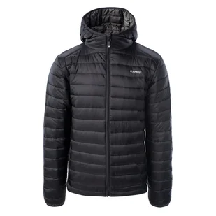 Męska Kurtka pikowana HI-TEC CARSON 26451-BLACK – Czarny - Kurtki męskie - miniaturka - grafika 1