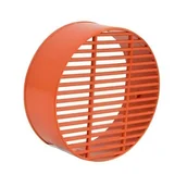 Łączniki, trójniki, kształtki - Zaślepka drenarska Ø 100 z kratką - miniaturka - grafika 1