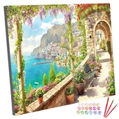 Malowanie po numerach - Zestaw do malowania po numerach, 40x50 cm, rajska ścieżka - miniaturka - grafika 1