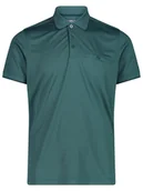 Koszulki sportowe męskie - cmp Funkcyjna koszulka polo w kolorze turkusowym - miniaturka - grafika 1