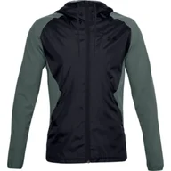 Kurtki i kamizelki sportowe męskie - Męska kurtka treningowa UNDER ARMOUR STRETCH-WOVEN HOODED JACKET - miniaturka - grafika 1