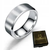 Pierścionki - OBRĄCZKA PIERŚCIEŃ Wolframowy WOLFRING EU19 US9 - miniaturka - grafika 1
