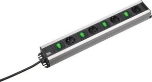 Bachmann Gniazdo wielokrotne BACHMANN 4x styk uziemiony, 4x przełącznik, 2 m - Listwy zasilające - miniaturka - grafika 1