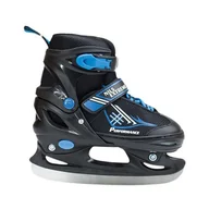 Rolki - NH7104 A 2w1 BLACK/BLUE ROZM. S ŁYŻWOROLKI Z WYM. PŁ. HOKEJOWĄ NILS EXTREME - miniaturka - grafika 1