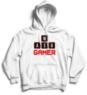 Gadżety dla niej i dla niego - Bluza Z Kapturem WASD Gamer - miniaturka - grafika 1