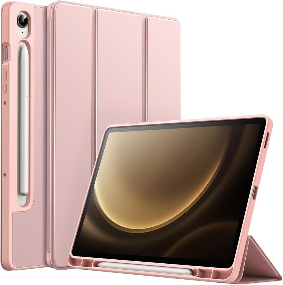 Etui na tablet SUPERO Etui z klapką SUPERO do Samsung Galaxy Tab S9 / Tab S9 FE / Tab S10 FE / Tab S10 Lite, różowe 1