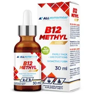 Witaminy i minerały - Allnutrition Witamina B12 Methyl Suplement diety 30 ml - miniaturka - grafika 1