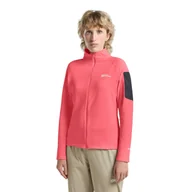 Kurtki damskie - Polar damski Jack Wolfskin PRELIGHT FZ W sunset coral - XS - miniaturka - grafika 1