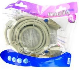 Kabel 4World D-Sub VGA - D-Sub VGA 5m szary 4686