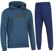 Dresy męskie - 4F OCIEPLANY MÄSKI DRES BAWEĹNA KOMPLET BLUZA SPODNIE / rozm M - miniaturka - grafika 1