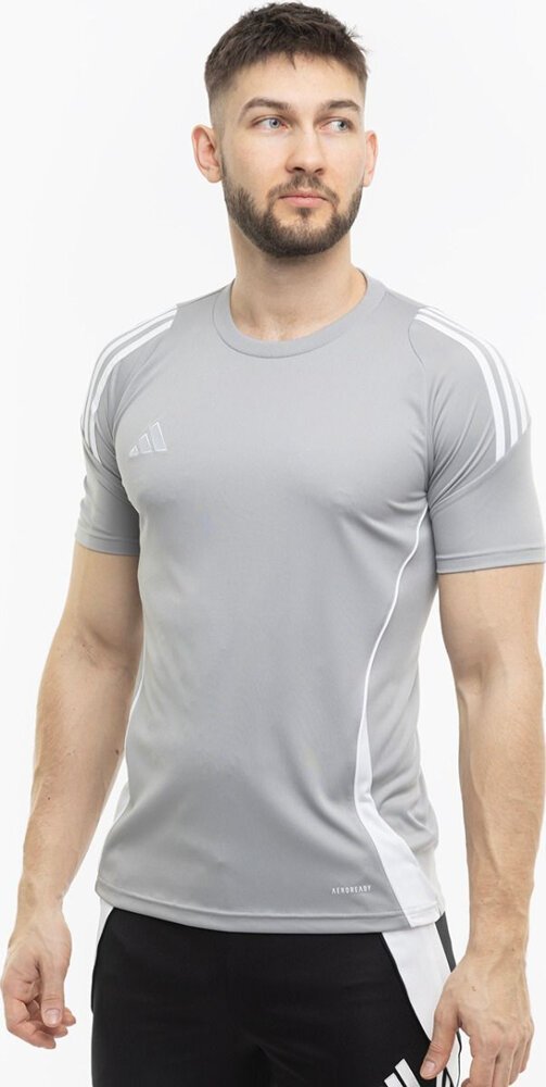 Adidas Koszulka męska adidas Tiro 24 Jersey szara IS1012 S