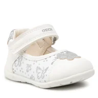 Półbuty damskie - Geox Półbuty B Elthan G. B B251QB 0AW54 C0007 White/Silver - miniaturka - grafika 1