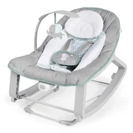 Skoczki dla dzieci - Ingenuity 12428, Leżak 3w1 Keep Cozy - Weaver, kojące wibracje, 2 pozycje nachylenia, do 18 kg, 65.5 x 51.3 x 53.3, Szare - miniaturka - grafika 1