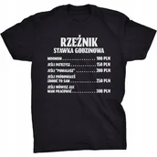 Koszulki męskie - Koszulka Stawka Godzinowa Dla Rzeźnika Prezent - miniaturka - grafika 1