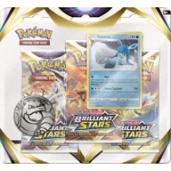 Gry karciane - Pokemon TCG: 9.0 Sword and Shield Brilliant Stars Three Booster Blister Glaceon - miniaturka - grafika 1